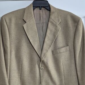 Brandini Tailored For Hechts Jacket Silk And Wool Mens 43L